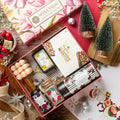 Myra Veda's LIMITED-EDITION LARGE CHRISTMAS Heritage Hamper - Ensemble of 4