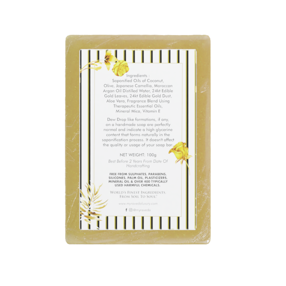 24KT Gold Handcrafted Soap