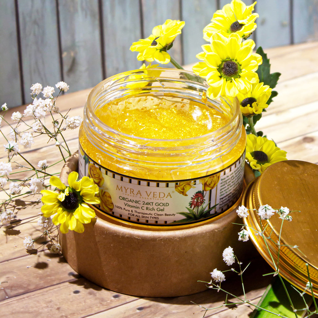 ORGANIC 24KT GOLD Vitamin C Rich Gel