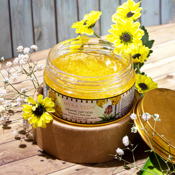 ORGANIC 24KT GOLD Vitamin C Rich Gel