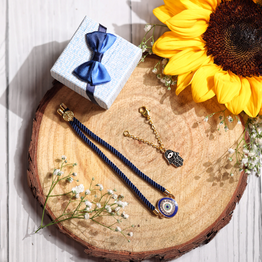 EXTRA-LARGE #MYRAkhi CELEBRATION GIFT HAMPER for Bhai-Bhabhi - PACK OF 8
