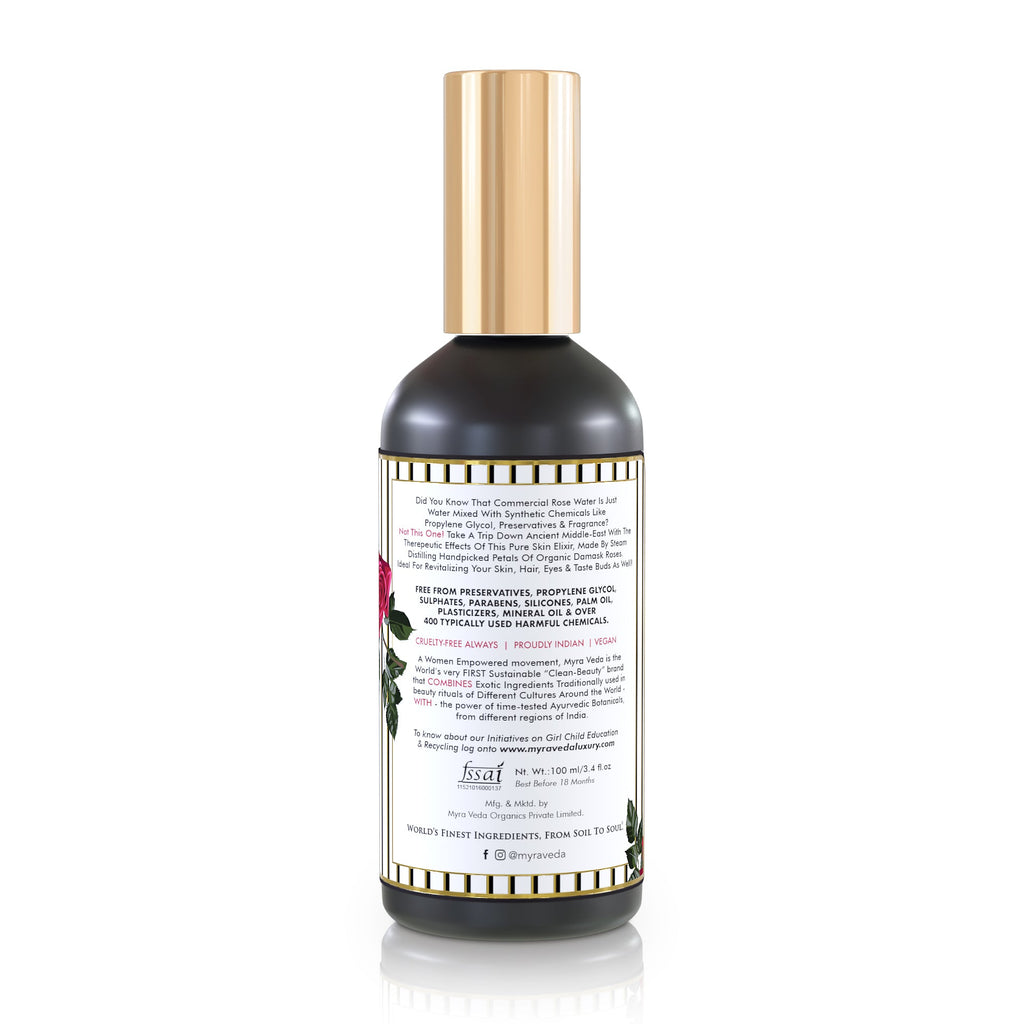 Myra Veda Pure Rose Water -100ml