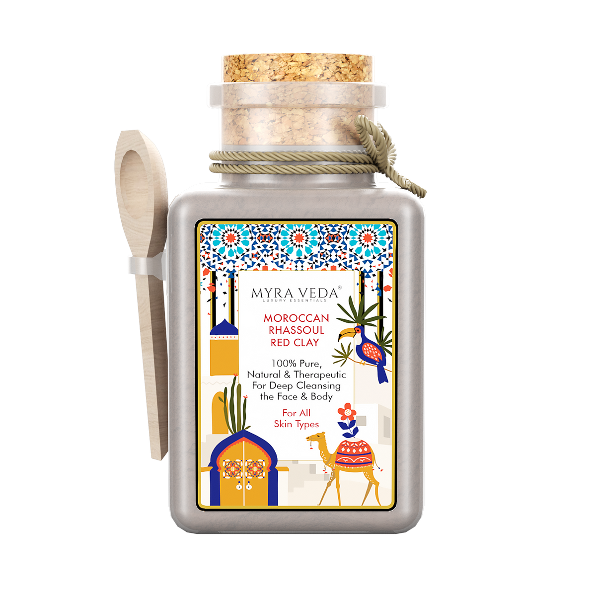 Moroccan Rhassoul Red Clay